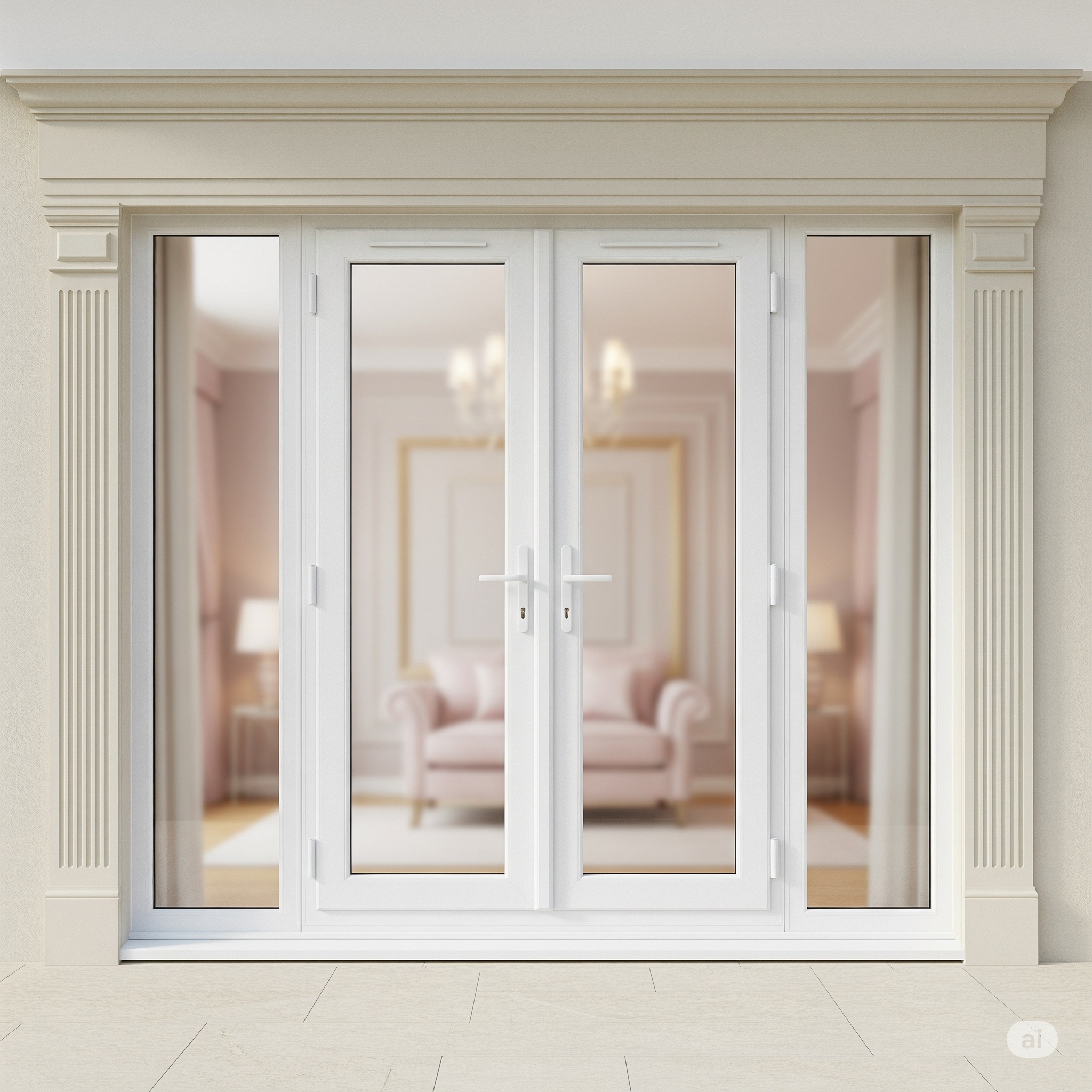 Pintu UPVC French Door
